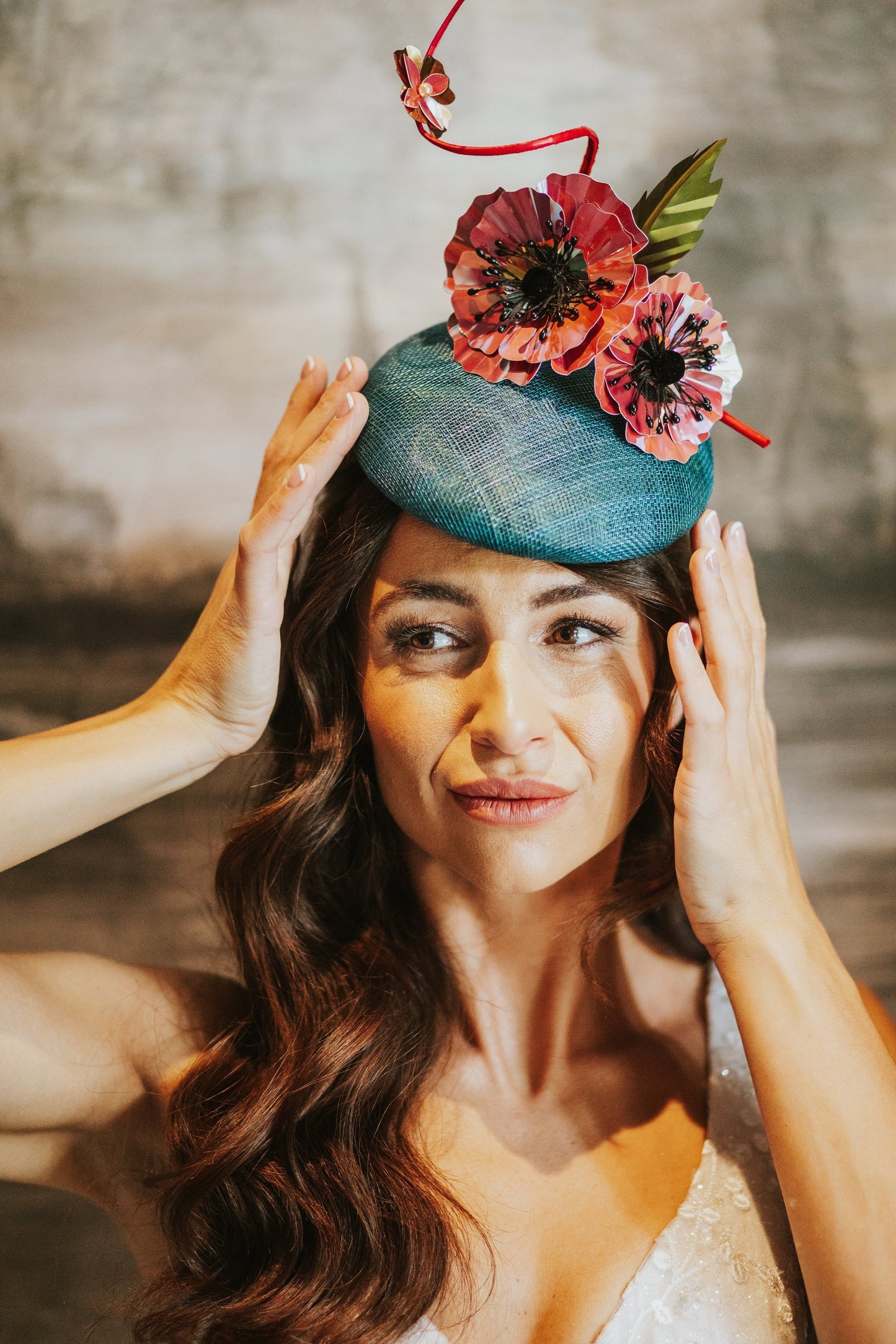 Blooms - Teal & Coral