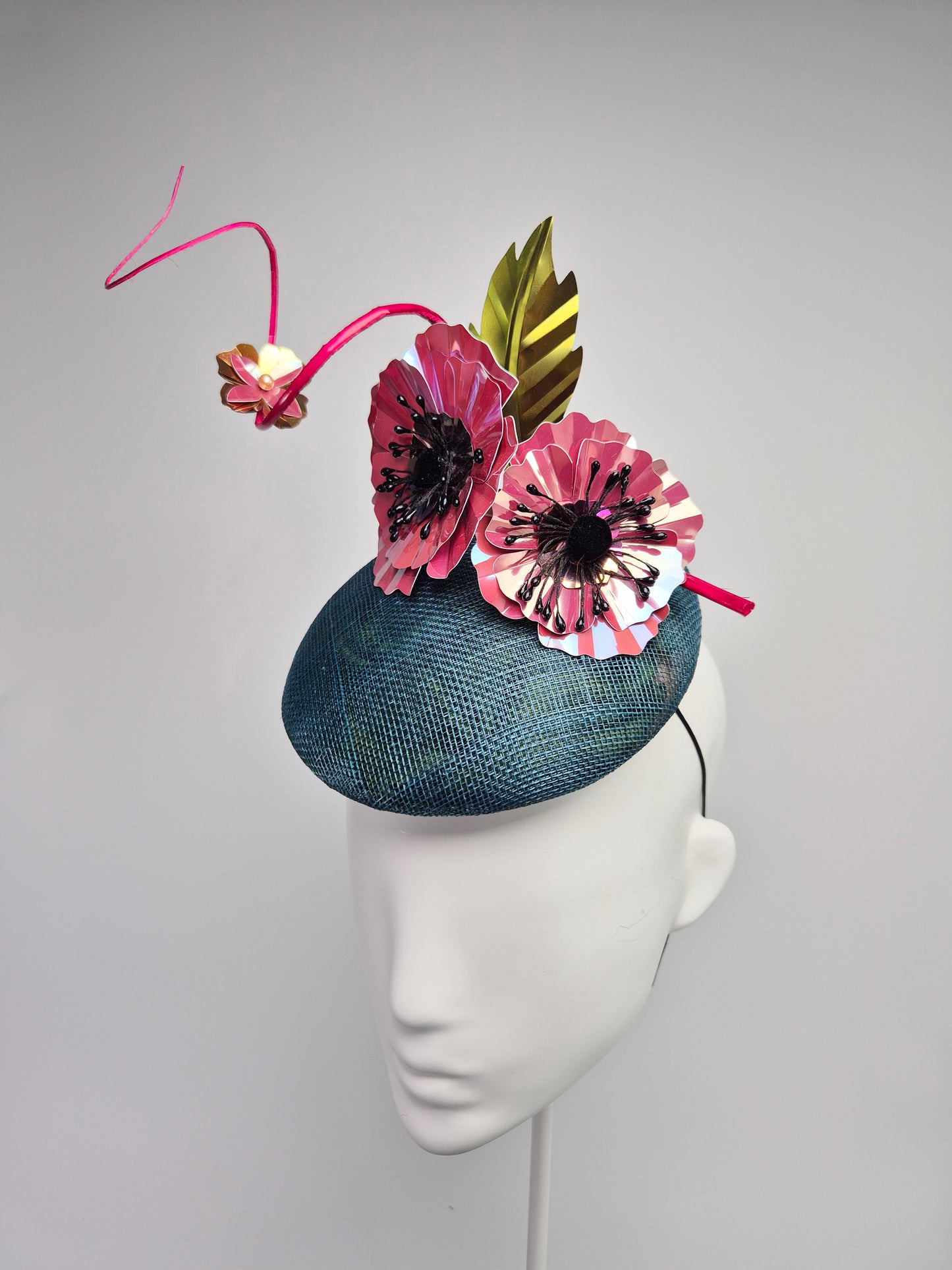 Blooms - Teal & Coral