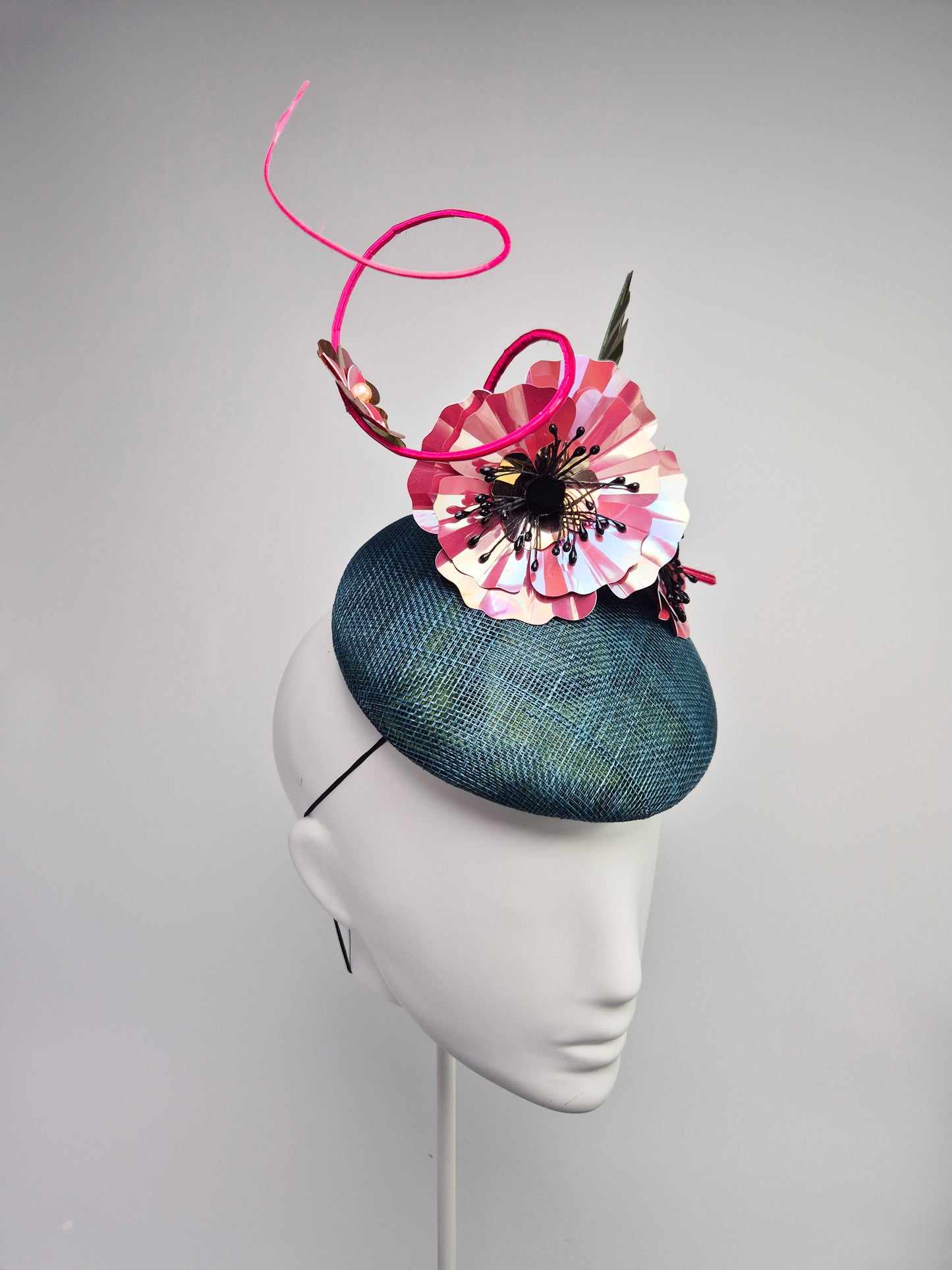 Blooms - Teal & Coral